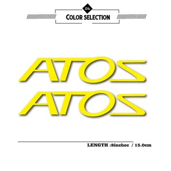 Noul logo sticker cu bicicleta motocicleta masina reflectorizante impermeabile logo decorativ anvelope roata pentru hyundai atos ATOS 35115