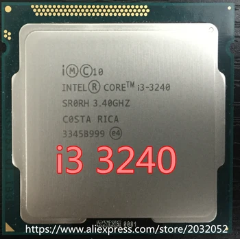 Intel I3-3240 i3 3240 PROCESOR 3.4 GHz 3M LGA1155 55W desktop Dual Core SR0RH CPU (lucru Transport Gratuit) 35739