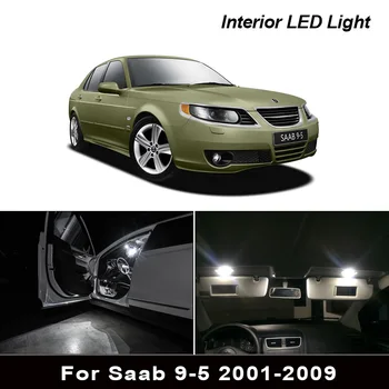 18x Alb accesorii auto Canbus fara Eroare LED-uri Lumina de Interior Pentru Saab 9-5 2001-2009 Lumina de Citit Kit Harta Dom Licență Lampa 37700