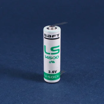 Baterie Saft E 14500 Litiu, 3,6 V, AA, 2600 mAh (litiu thionylchloride), cu petale duce 40241