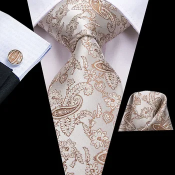 SN-1714 Plaid Floral Cravate Pentru Bărbați Nunta Formala Cravată Set Pentru Costum de Moda Cravata Pătrat Batista Butoni Gratavas Legături 40724
