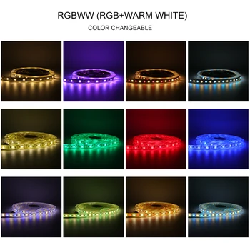 WiFi Benzi cu LED-uri de Lumină SMD 5050 RGB RGBW RGBWW Flexibil Panglică DC12V Benzi cu LED-uri App de Control 505