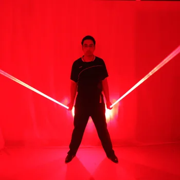 Dublă Direcție Roșu Sabie cu Laser pentru Laser Man Show mare fascicul dublu condus cu laser de performanță etapă elemente de recuzită 5715