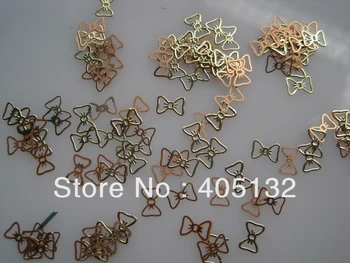 Aprox. 1000pcs/sac de Aur de Metal Papion Nail Art Metal Autocolant Nail Art Decor Non-adeziv Autocolant MS-213-2 60739