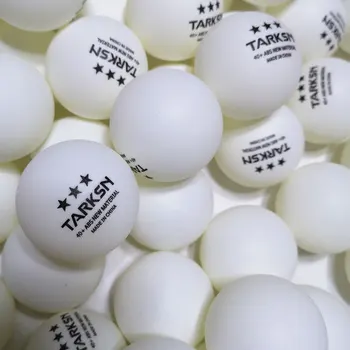 TARKSN 30 50 100 Buc mingilor de Tenis de Masă de 3 Stele 40+ ABS Plastic Nou Alb SAU Ping-Pong Tabletennis Pingpong Cusătură Minge Ridicata