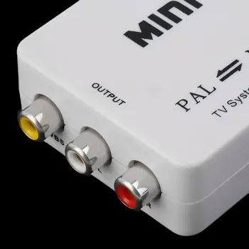 PAL NTSC SECAM să NTSC PAL TV, Sistem Video Converter Switcher Adaptor de sex Masculin-feminin Neecranate Aplicație Multimedia în UK Plug 65157