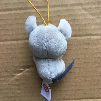 Ty Mac Crăciun Mouse-ul Mic Pandantiv Jucărie de Pluș Clip Umplute Colectie Papusa Moale 4