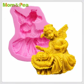 Mama&Mazare MPA1987 Înger Mucegai Silicon Decorare Tort Fondant Tort 3D Mucegai de Calitate Alimentară 71