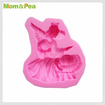 Mama&Mazare MPA1987 Înger Mucegai Silicon Decorare Tort Fondant Tort 3D Mucegai de Calitate Alimentară