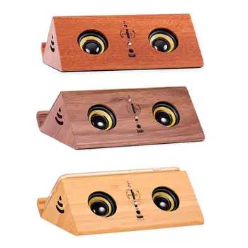 Inovatoare de Lemn fără Fir Bluetooth Boxe Portabile Inteligente Soundbar de Încărcare Retro Difuzor Wireless Super Bass Stereo 2 canale