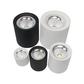 Estompat LED COB Rotund de Tavan LED Downlight 7W 10W15W 20W110/220V alb Cald / alb rece montat pe o suprafață de Iluminat Interior