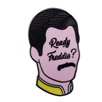 Freddie Mercury email pin trupa de rock Queen brosa retro accesorii