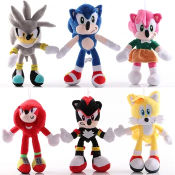 Sonic Papusa De Plus Jucarii Sonic Fighure Amy Rose Degetele Cozi Jucării De Pluș Bumbac Moale Jucarii Pentru Copii Cadou De Crăciun