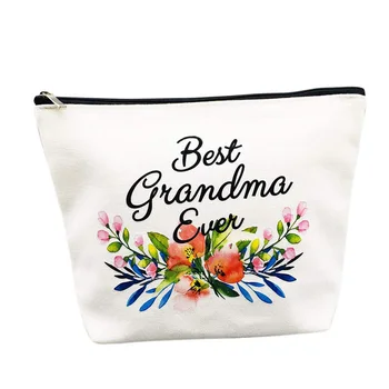 Cel mai bun bunica Nana prezenta sac de Cosmetice oglinda, Mama-i zi de naștere Zi de Crăciun, Anul Nou, ziua Recunostintei pensionare baby shower Cadou