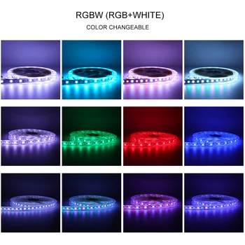 WiFi Benzi cu LED-uri de Lumină SMD 5050 RGB RGBW RGBWW Flexibil Panglică DC12V Benzi cu LED-uri App de Control