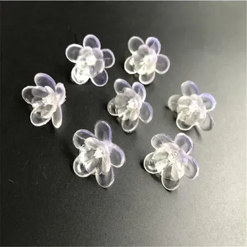 55pcs plastic moale flori de lotus pentru Led string ghirlanda de lumina de Craciun Petrecere de Nunta luminaria decor