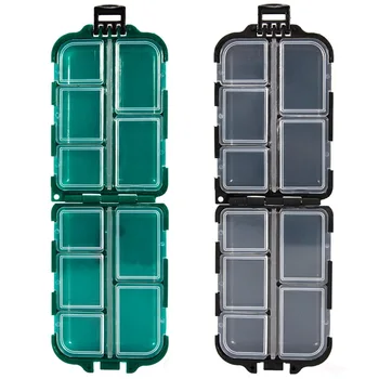 Portabil 10 Grile Pastila de Caz Medicina de Călătorie Pastila Cutie Organizator Tableta Separator Separator Multifunctional Medicina Container